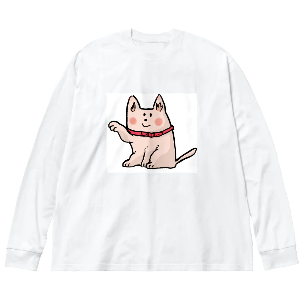 ねここショップの招き犬 Big Long Sleeve T-Shirt