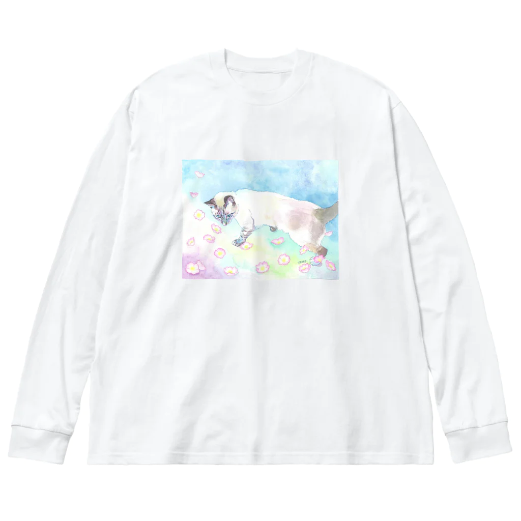 りとるたまの自由な心 Big Long Sleeve T-Shirt