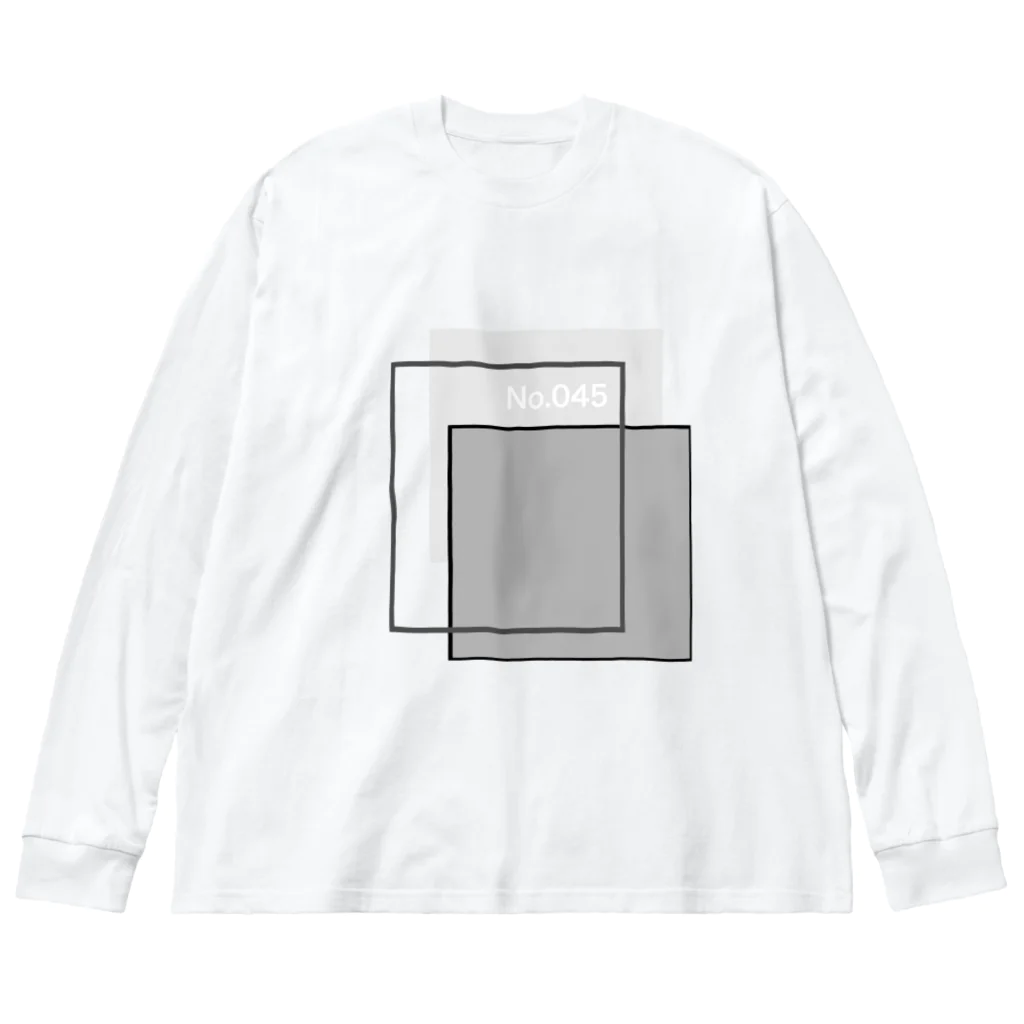 ポップコーンのNo.045 Big Long Sleeve T-Shirt