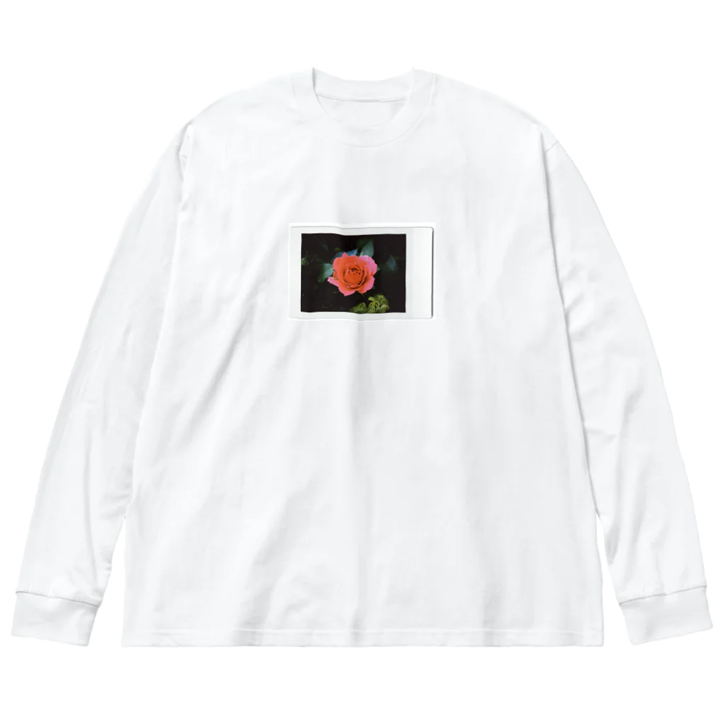 UNFAMILIAR PLACEのThe Polaroid Rose  ビッグシルエットロングスリーブTシャツ