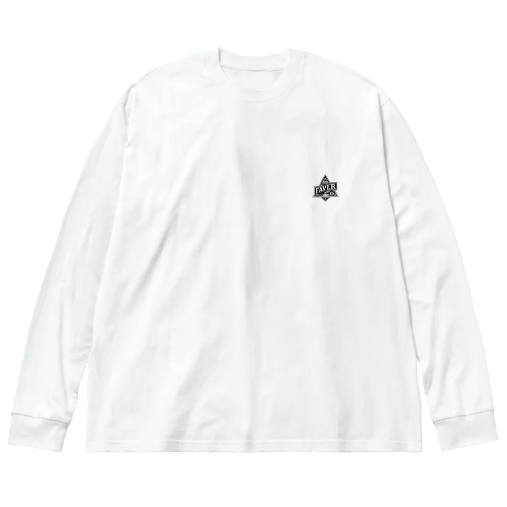 FAVERのFAVER-onepoint ビッグシルエットロングスリーブTシャツ