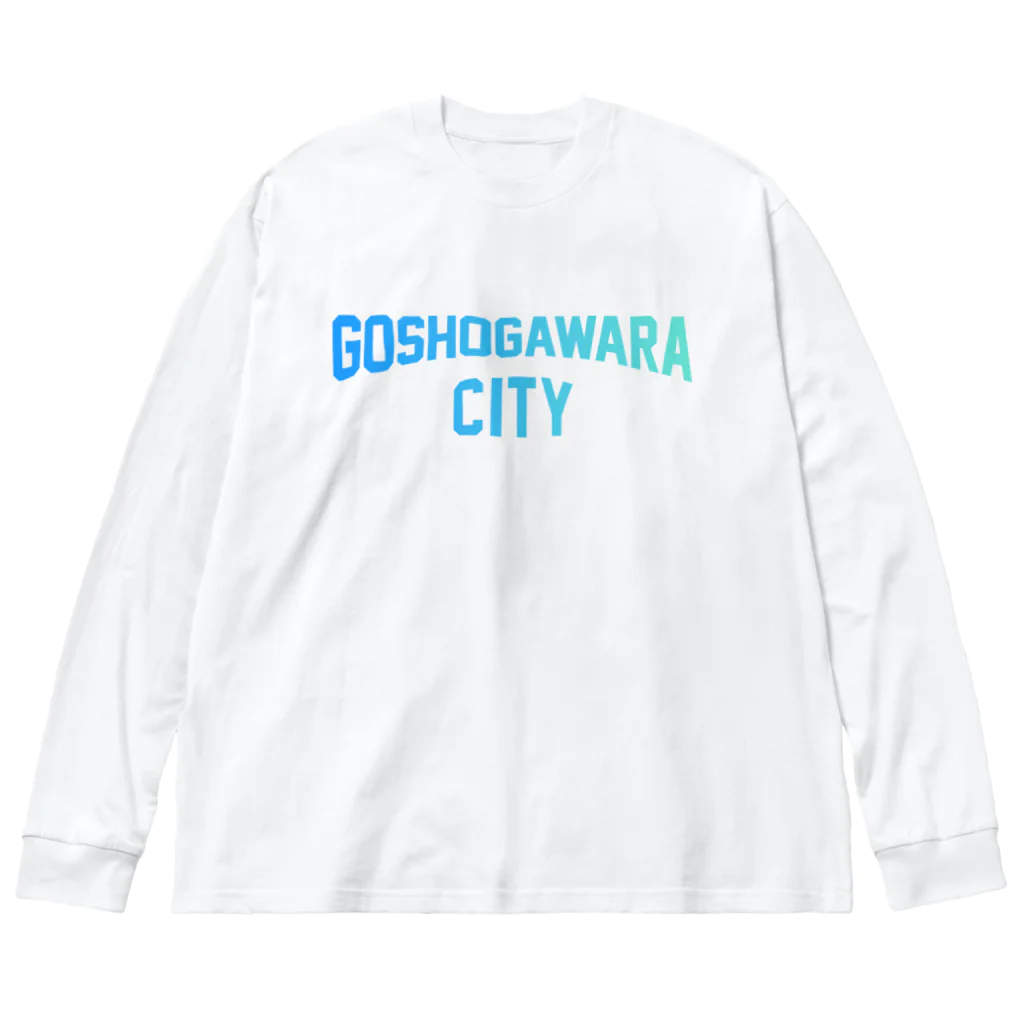 JIMOTOE Wear Local Japanの五所川原市 GOSHOGAWARA CITY ビッグシルエットロングスリーブTシャツ