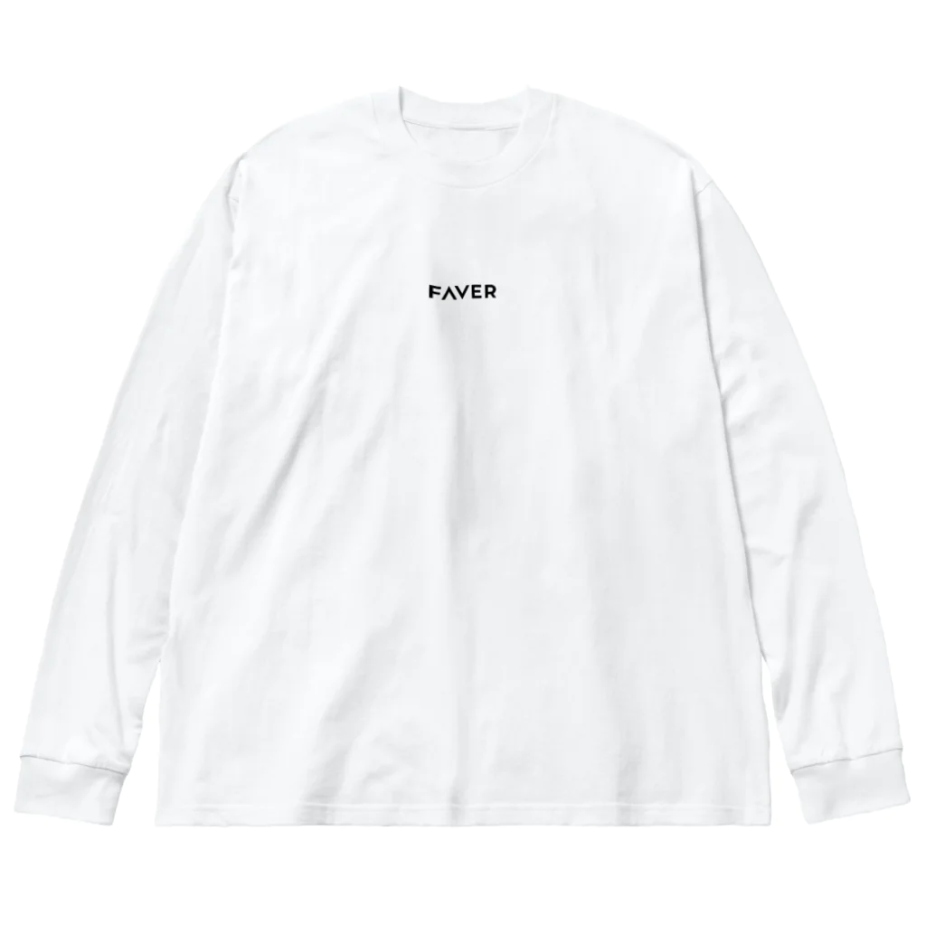 FAVERのFAVER-simplelogo ビッグシルエットロングスリーブTシャツ