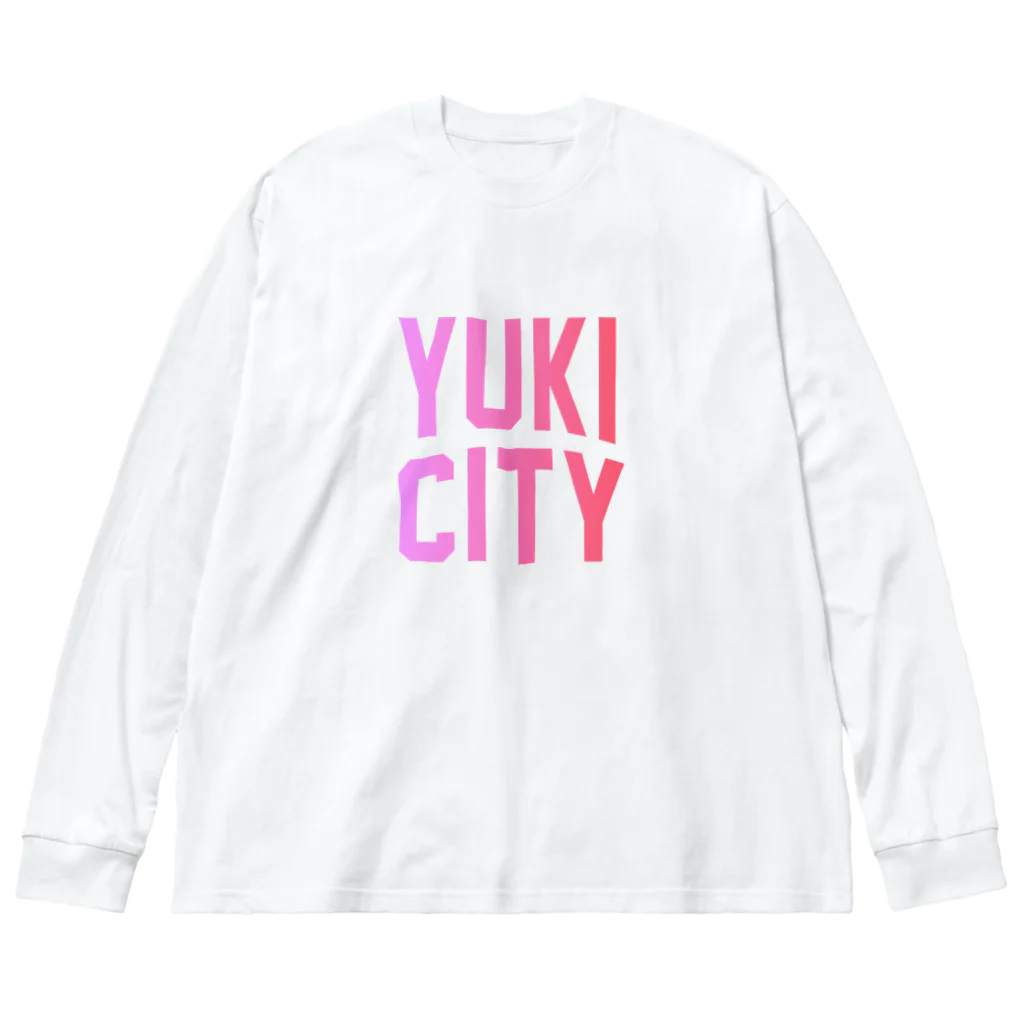 JIMOTOE Wear Local Japanの結城市 YUKI CITY ビッグシルエットロングスリーブTシャツ