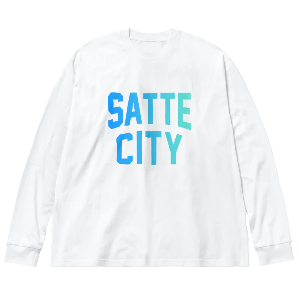 JIMOTOE Wear Local Japanの幸手市 SATTE CITY Big Long Sleeve T-Shirt