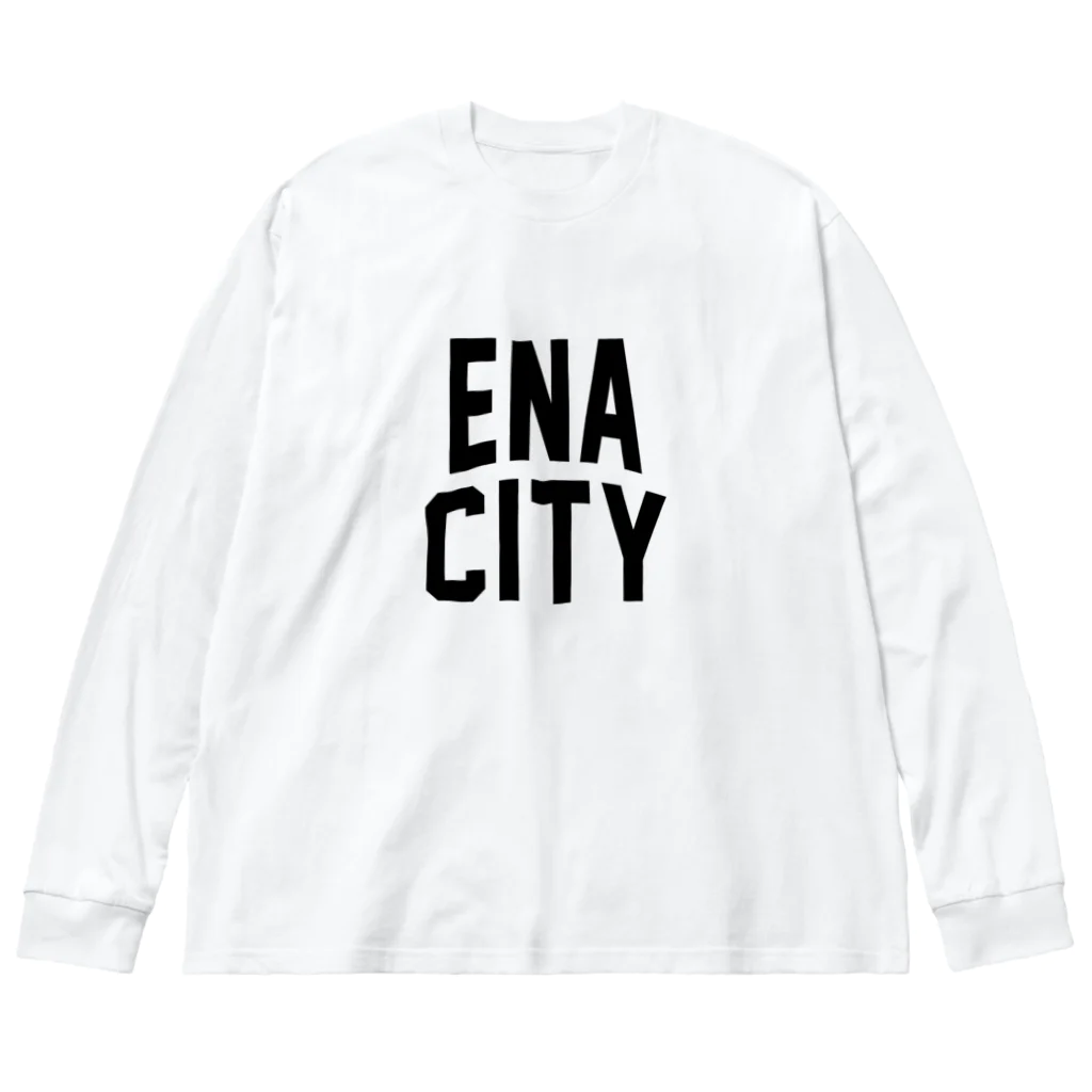 JIMOTOE Wear Local Japanの恵那市 ENA CITY Big Long Sleeve T-Shirt