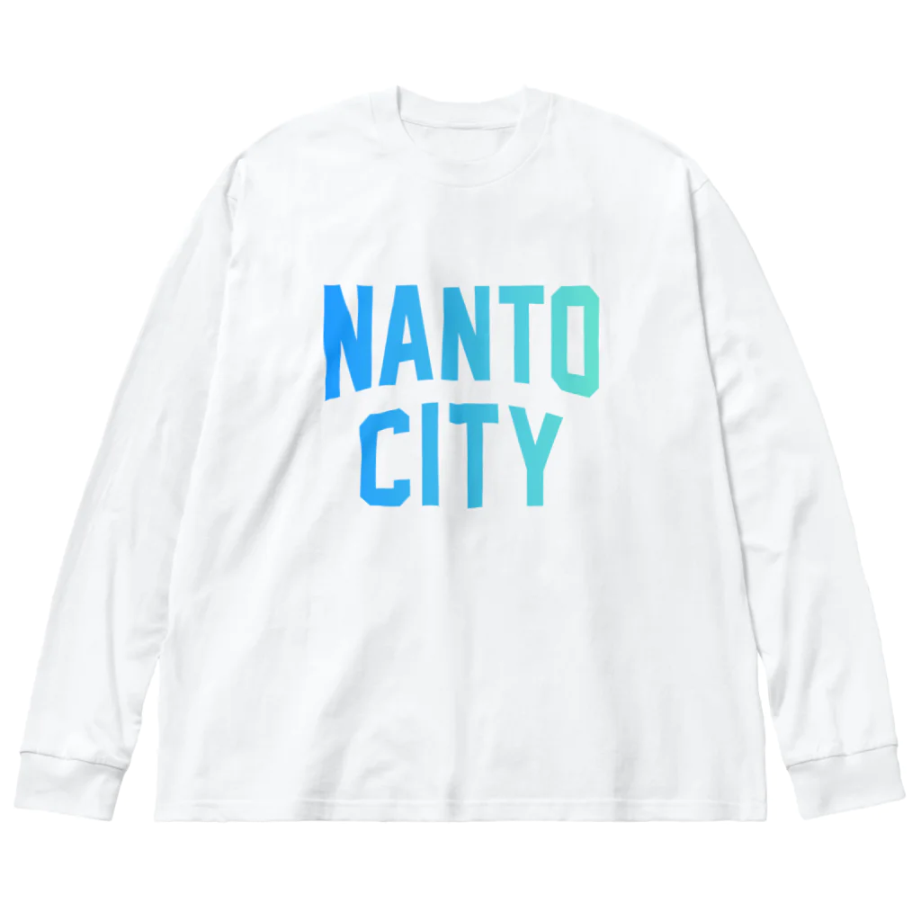 JIMOTOE Wear Local Japanの南砺市 NANTO CITY ビッグシルエットロングスリーブTシャツ