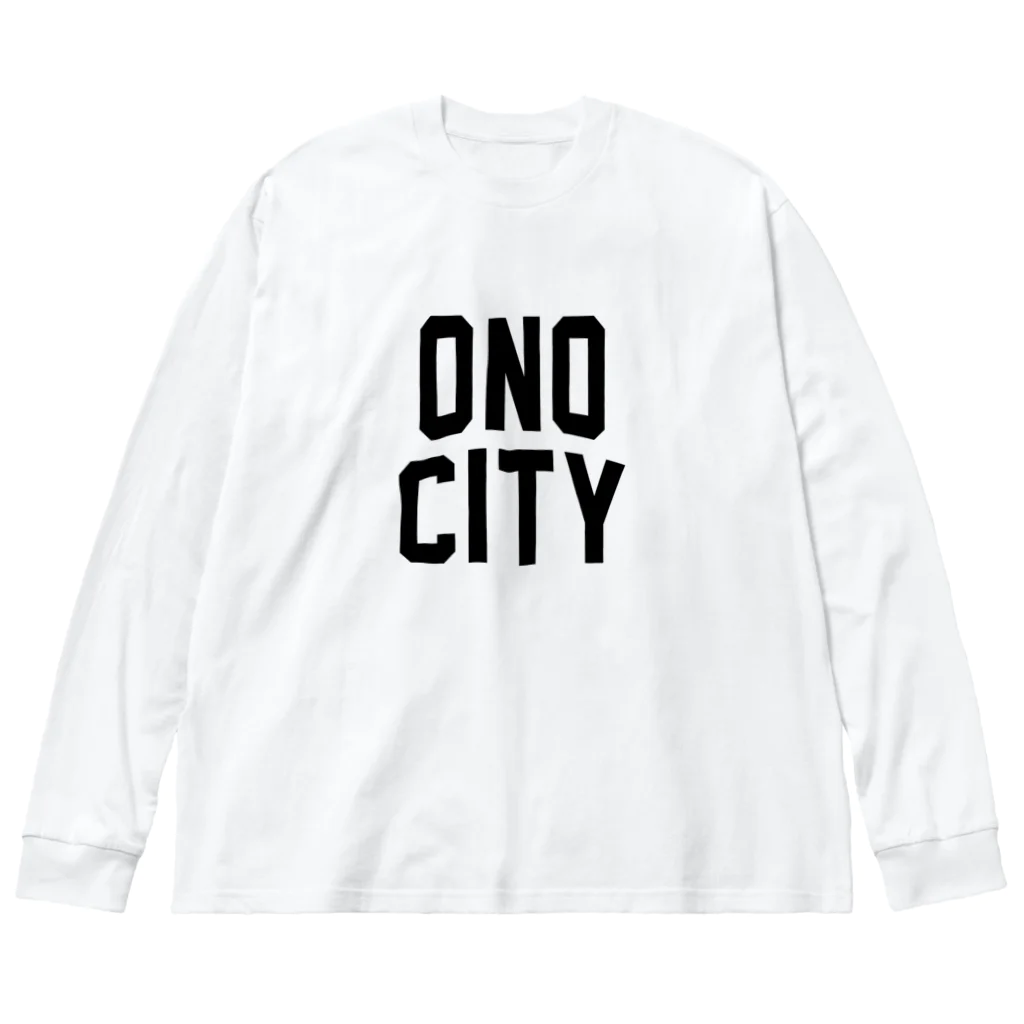 JIMOTOE Wear Local Japanの小野市 ONO CITY ビッグシルエットロングスリーブTシャツ