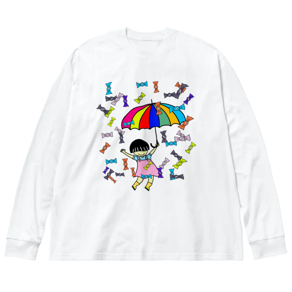 MisCreAntミスクリアントのアメアメ フレフレ Big Long Sleeve T-Shirt