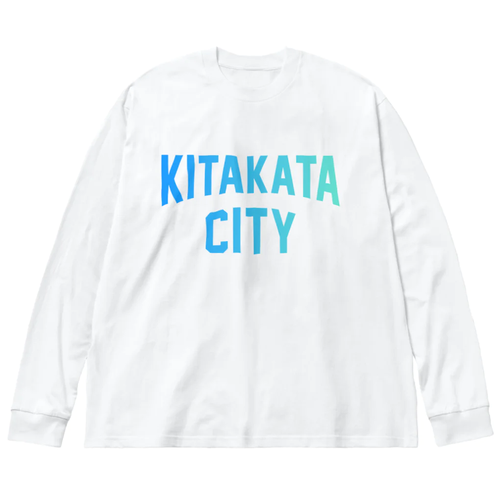 JIMOTOE Wear Local Japanの喜多方市 KITAKATA CITY ビッグシルエットロングスリーブTシャツ