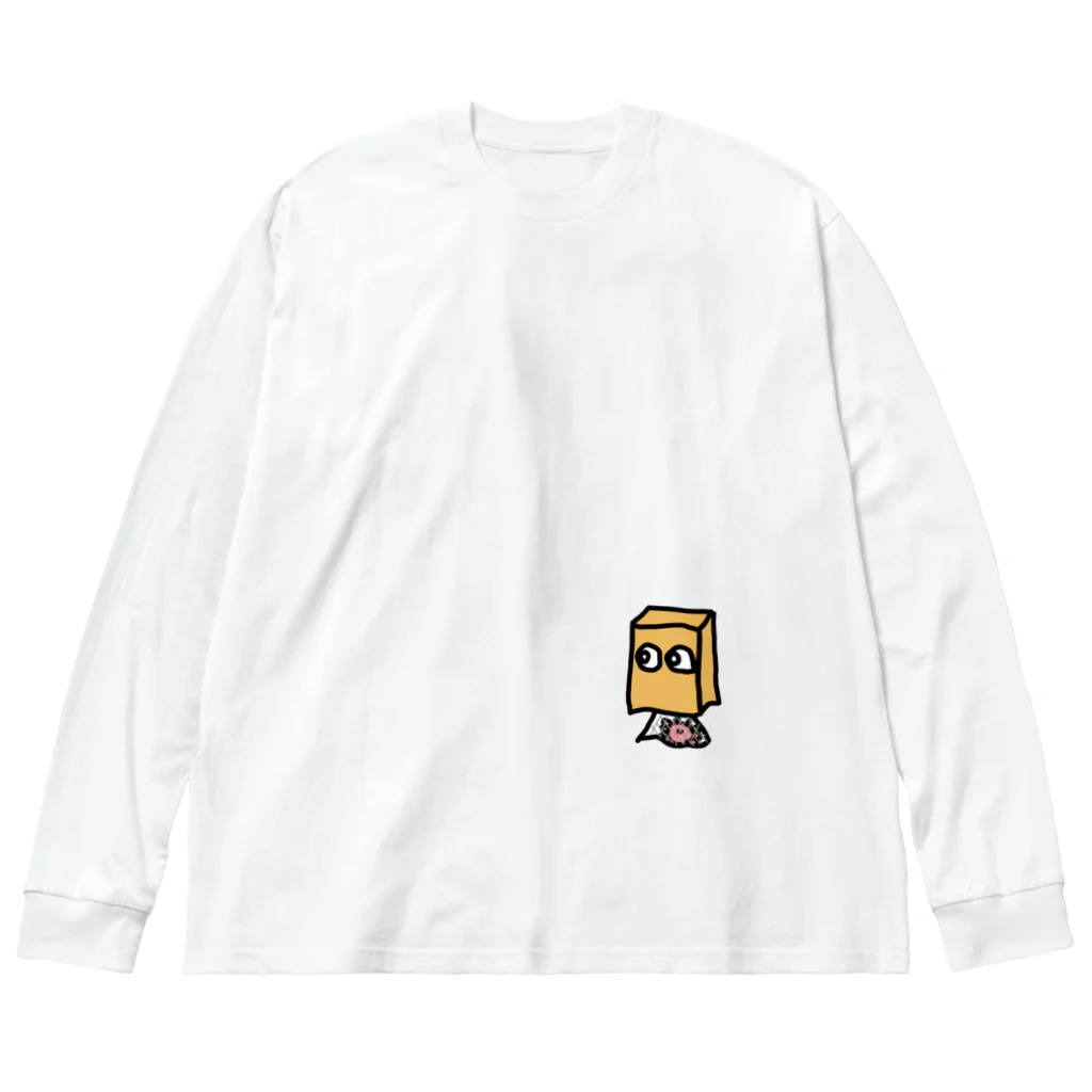 カニカニ！もりしろのかみぶくろとカニ Big Long Sleeve T-Shirt