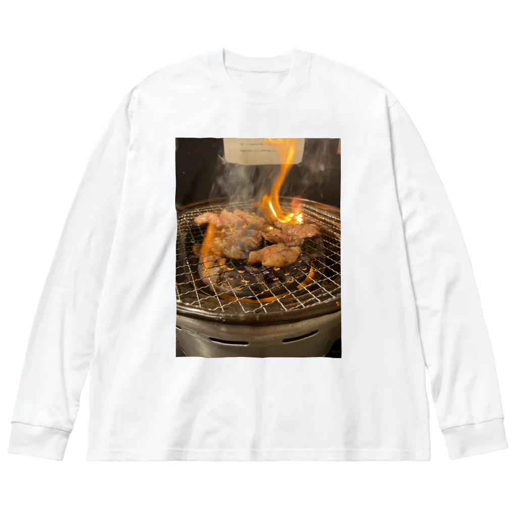 長期高温熟成の焼肉くん ビッグシルエットロングスリーブTシャツ