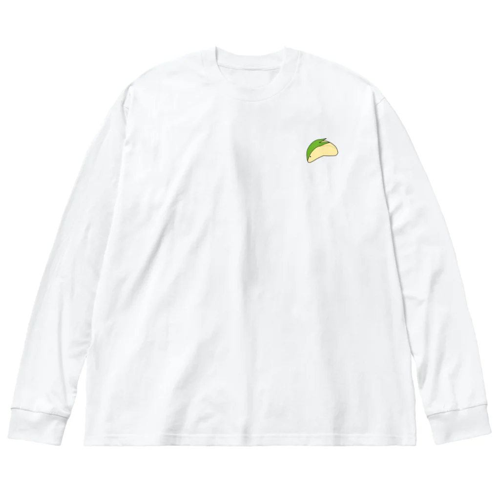 Toka🍏あおりんごうさぎのあおりんごうさぎ ビッグシルエットロングスリーブTシャツ