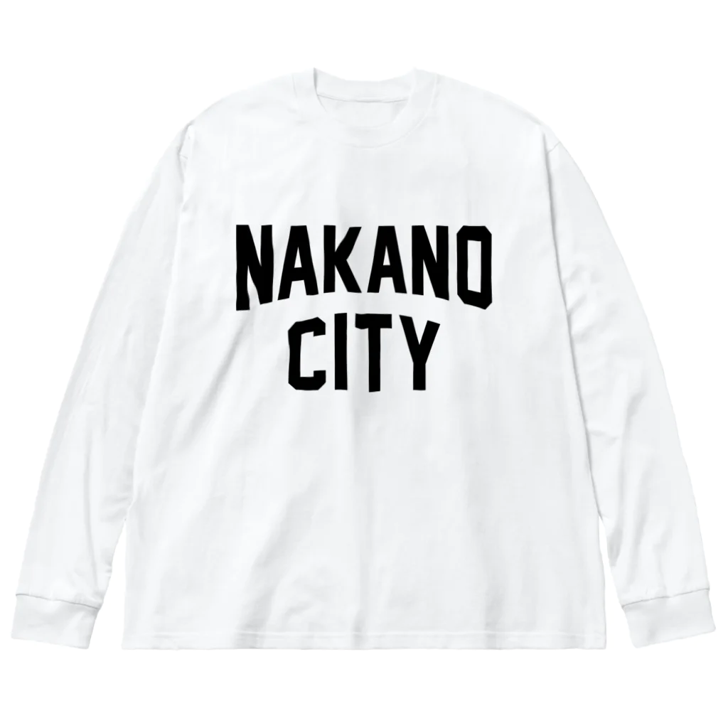 JIMOTO Wear Local Japanの中野市 NAKANO CITY ビッグシルエットロングスリーブTシャツ