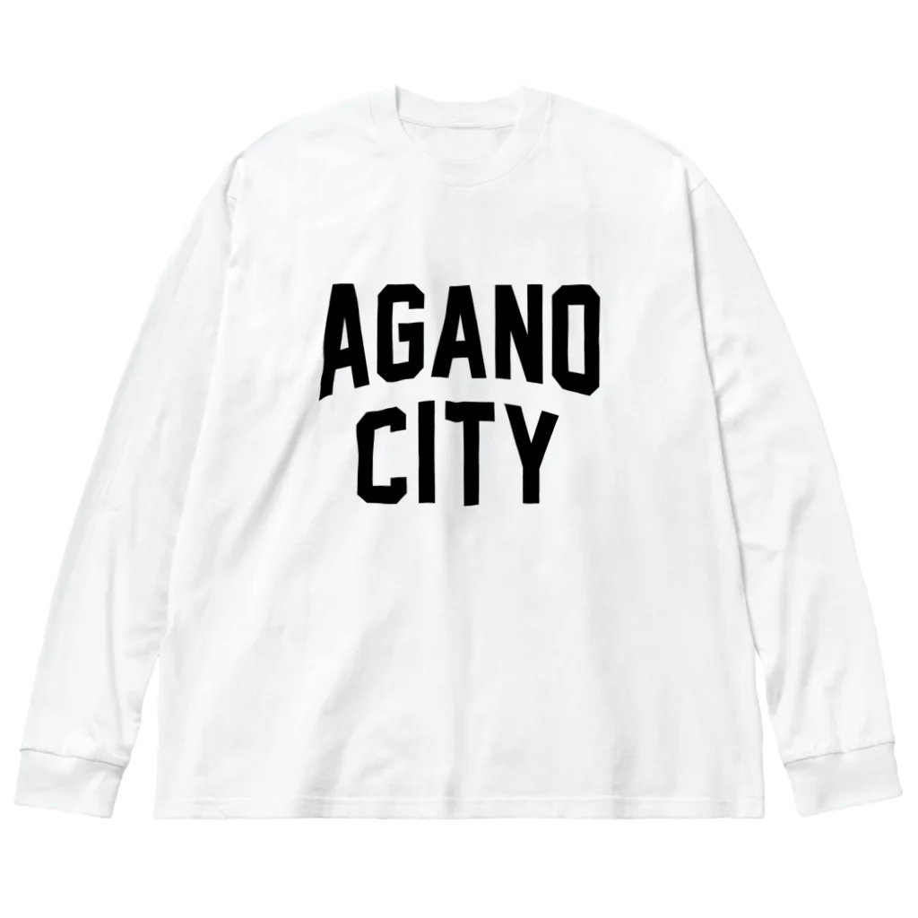 JIMOTO Wear Local Japanの阿賀野市 AGANO CITY ビッグシルエットロングスリーブTシャツ