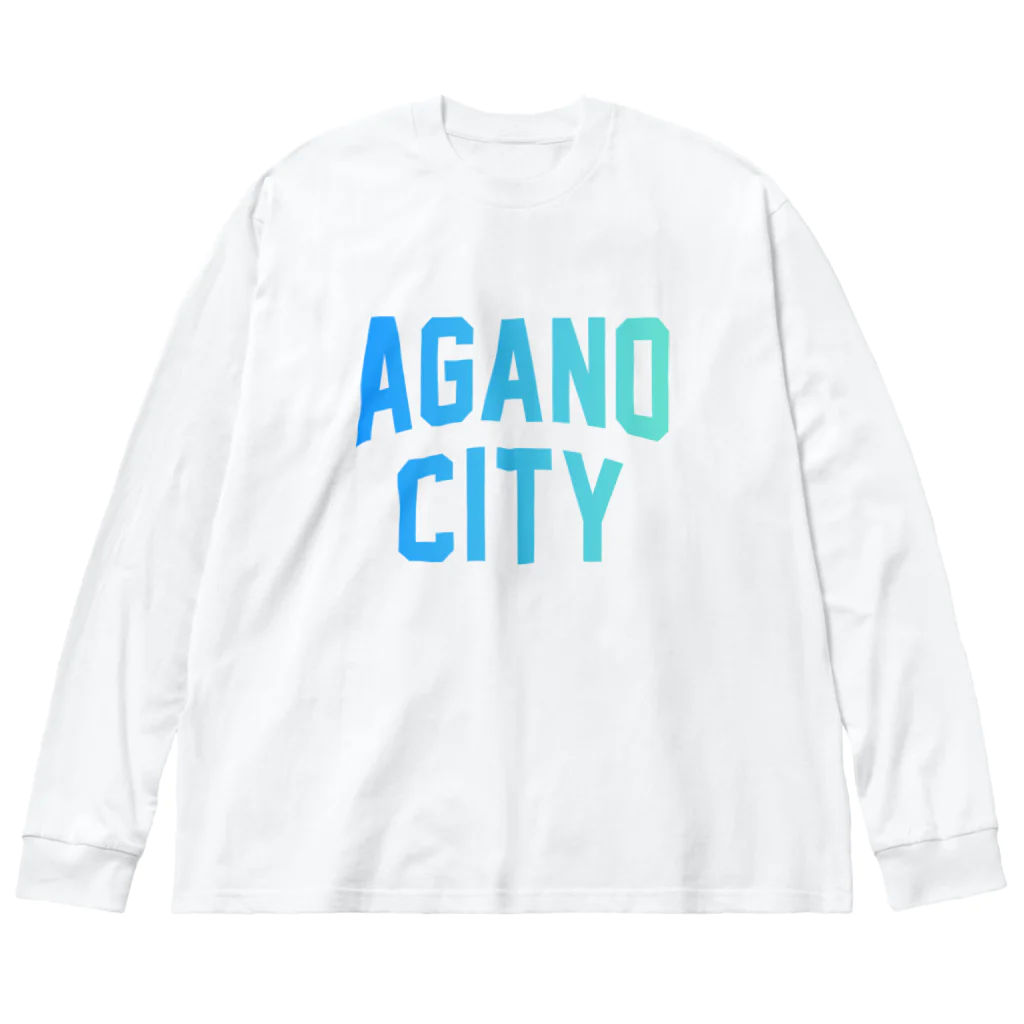 JIMOTO Wear Local Japanの阿賀野市 AGANO CITY ビッグシルエットロングスリーブTシャツ