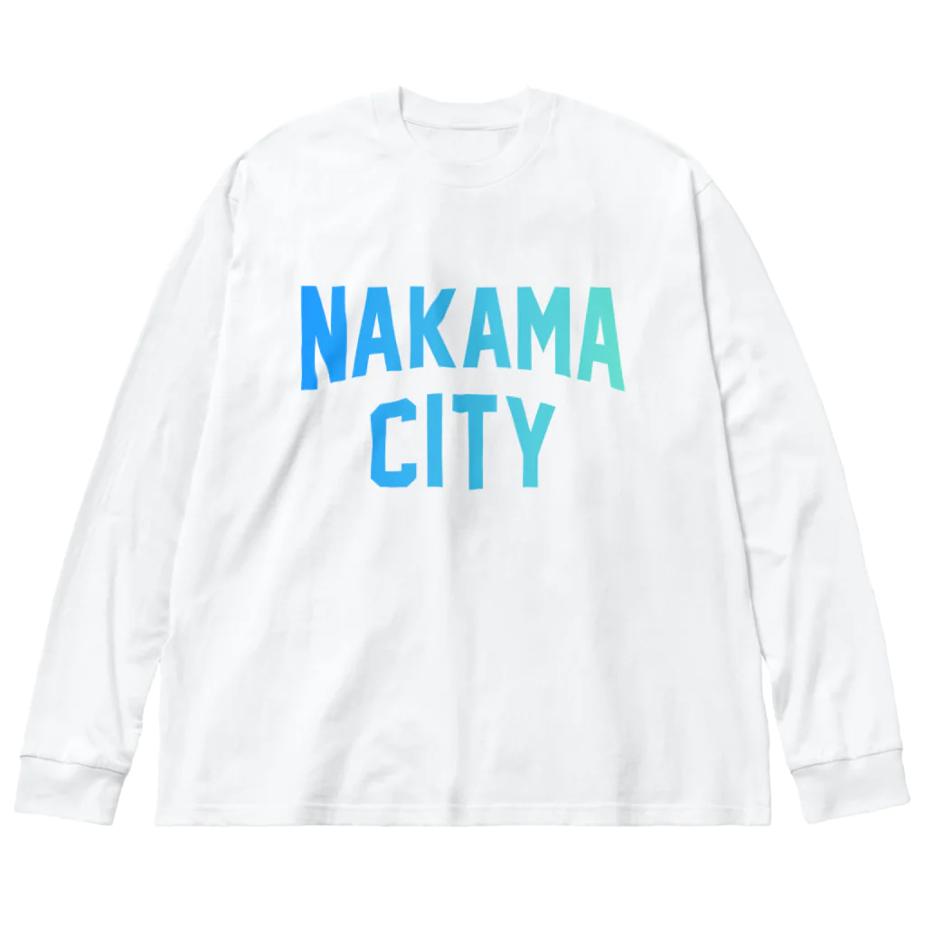 JIMOTOE Wear Local Japanの中間市 NAKAMA CITY Big Long Sleeve T-Shirt