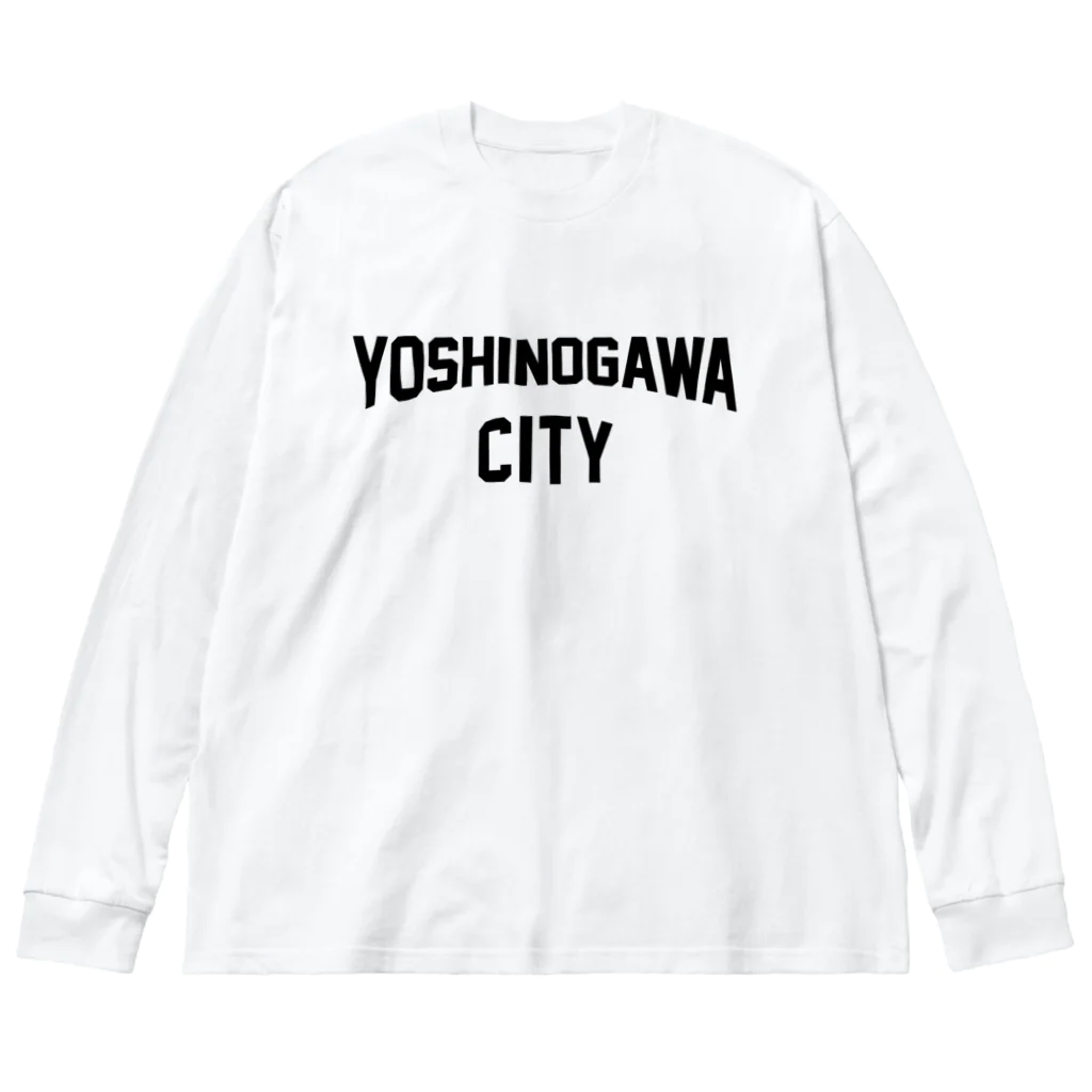 JIMOTOE Wear Local Japanの吉野川市 YOSHINOGAWA CITY Big Long Sleeve T-Shirt