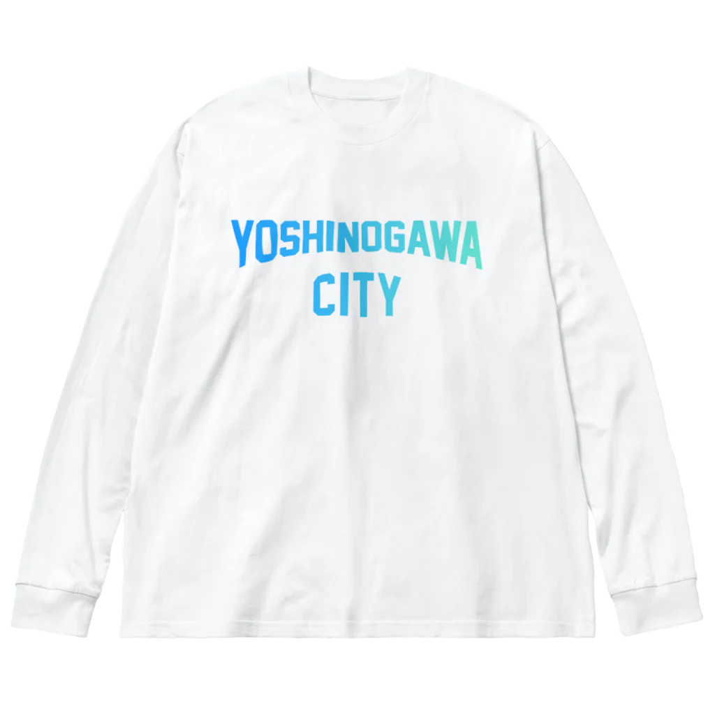 JIMOTOE Wear Local Japanの吉野川市 YOSHINOGAWA CITY Big Long Sleeve T-Shirt