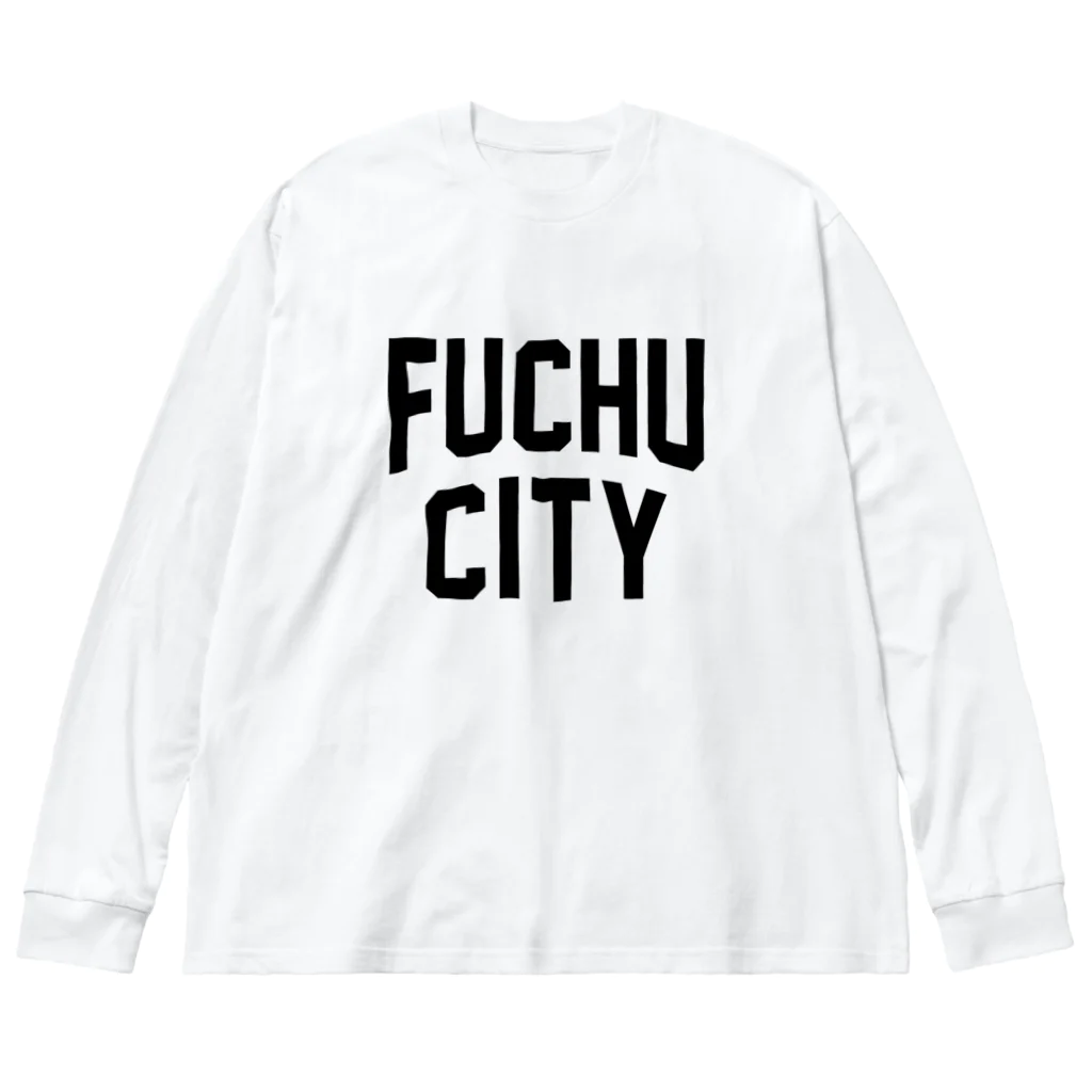 JIMOTO Wear Local Japanの府中市 FUCHU CITY ビッグシルエットロングスリーブTシャツ