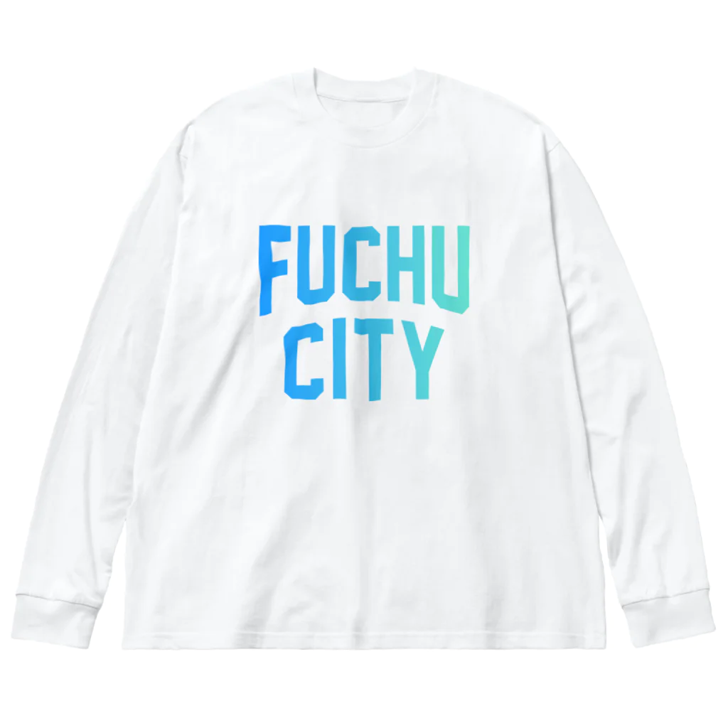 JIMOTOE Wear Local Japanの府中市 FUCHU CITY Big Long Sleeve T-Shirt