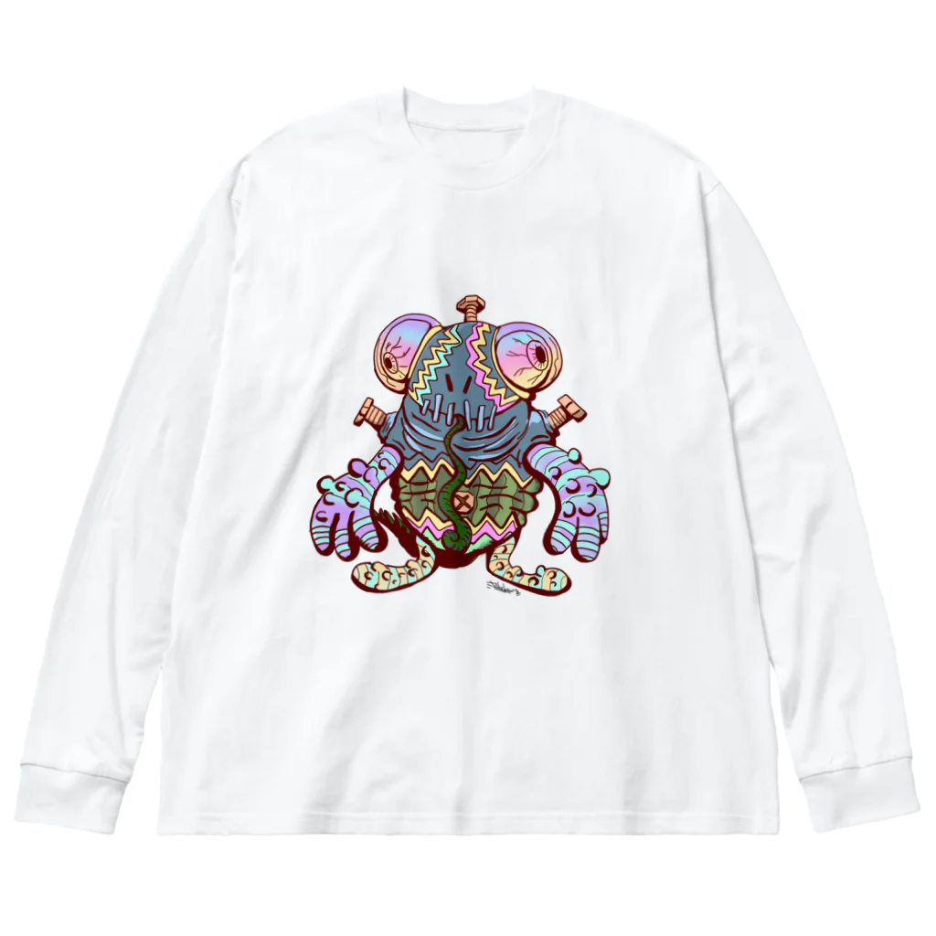 ガラクタのカメレオン怪獣 Big Long Sleeve T-Shirt