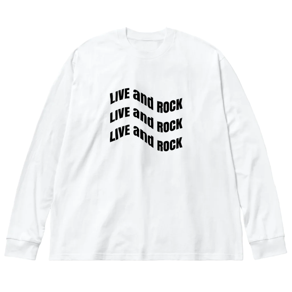 L&RのL&R  LIVE and ROCK ビッグシルエットロングスリーブTシャツ