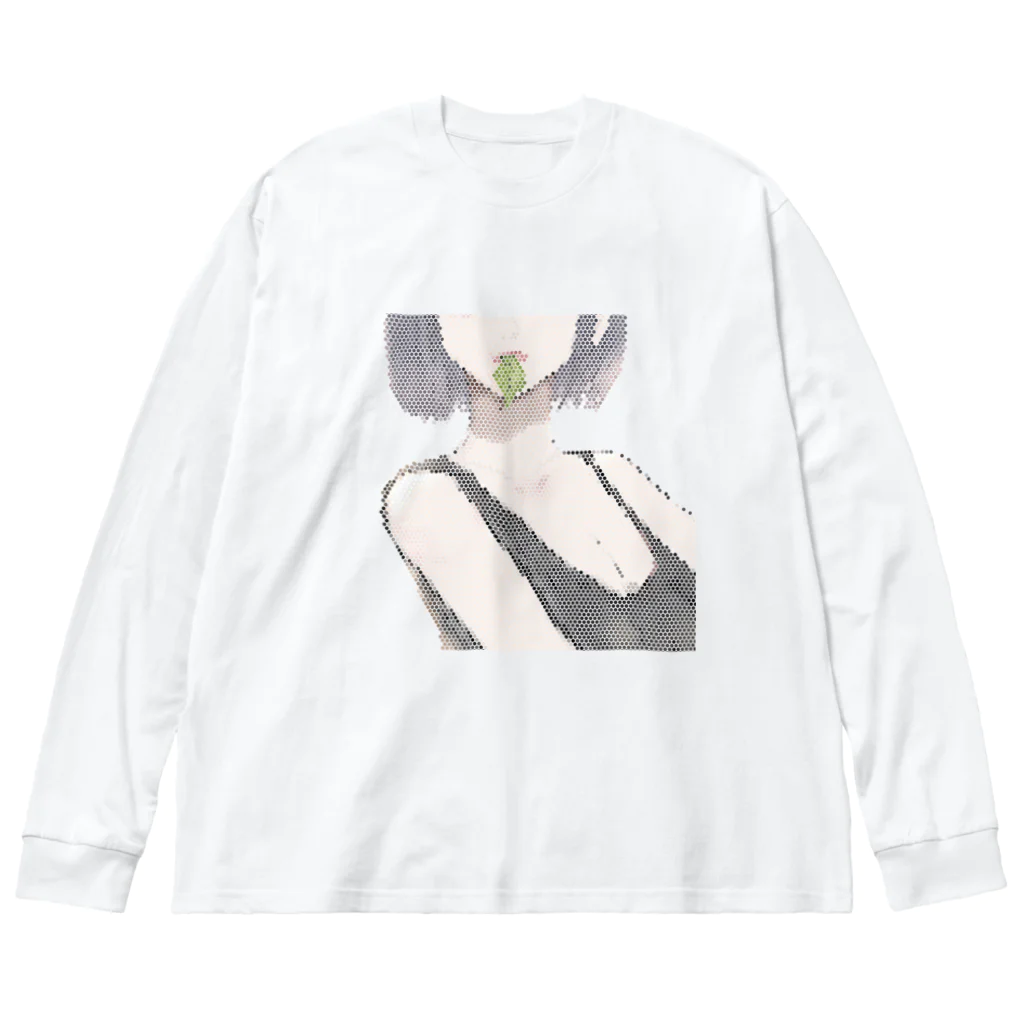 すのうてぃの🍃　透過ドットver Big Long Sleeve T-Shirt