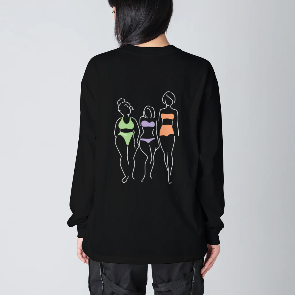 じらふ。のBikini（シャツ） Big Long Sleeve T-Shirt