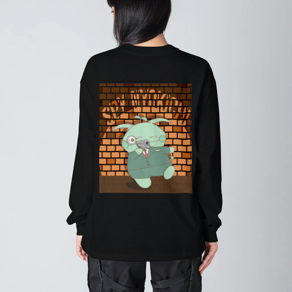 Nyokichi/にょきち@NFTcreatorのスパイにょきち Big Long Sleeve T-Shirt