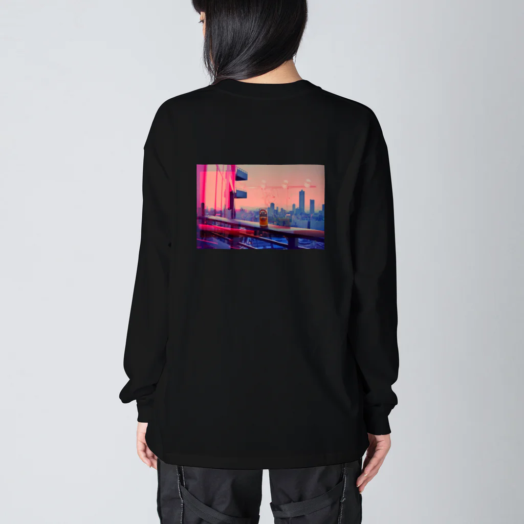 ヒラキノボルのPhotography 《balcony/ light》 Big Long Sleeve T-Shirt