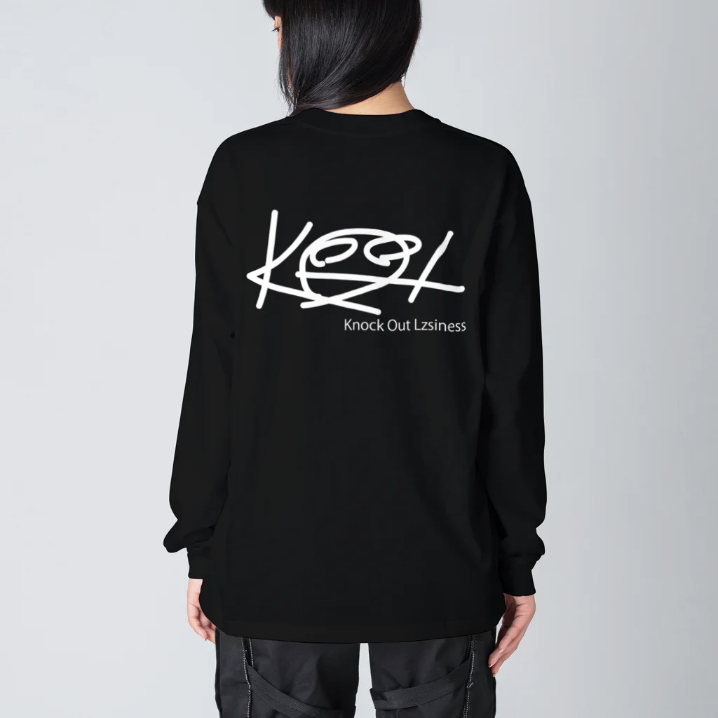 Knock Out Lazinessのbig silhouette at long T ビッグシルエットロングスリーブTシャツ