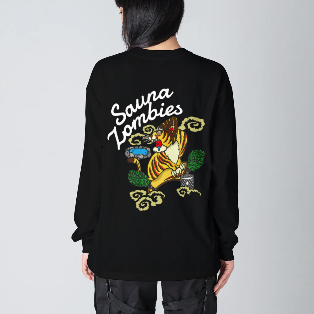 SAUNA ZOMBIESのSAUNA ZOMBIES-Giddy Tiger LONG SLEEVE T- 루즈핏 롱 슬리브 티셔츠