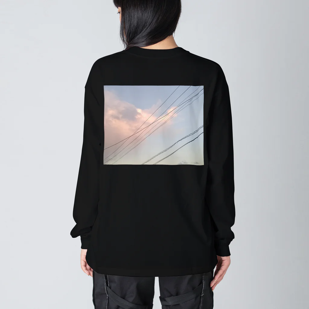 粉末の秋空 Big Long Sleeve T-Shirt