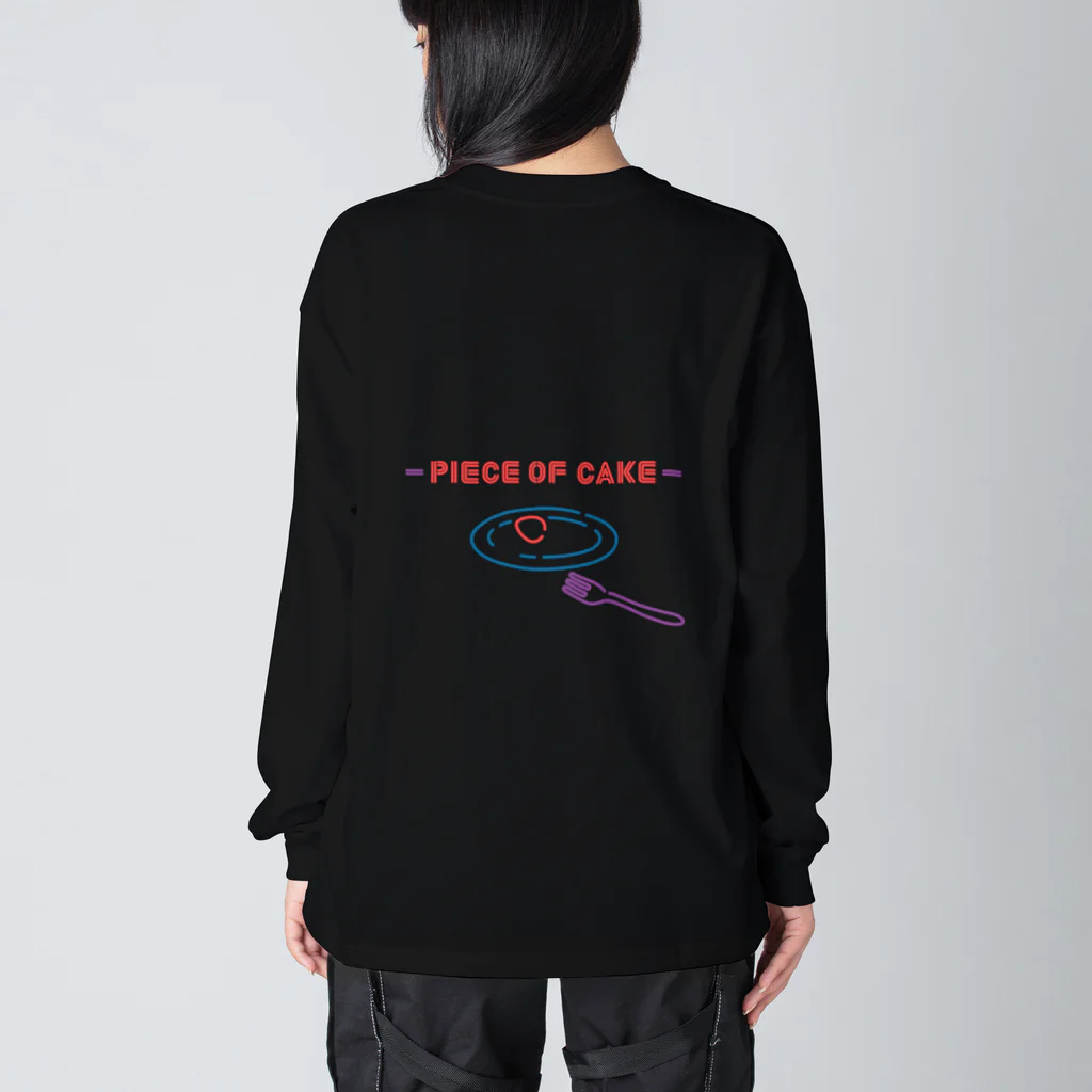 いちごちゃんのPiece of Cake ビッグシルエットロングスリーブTシャツ