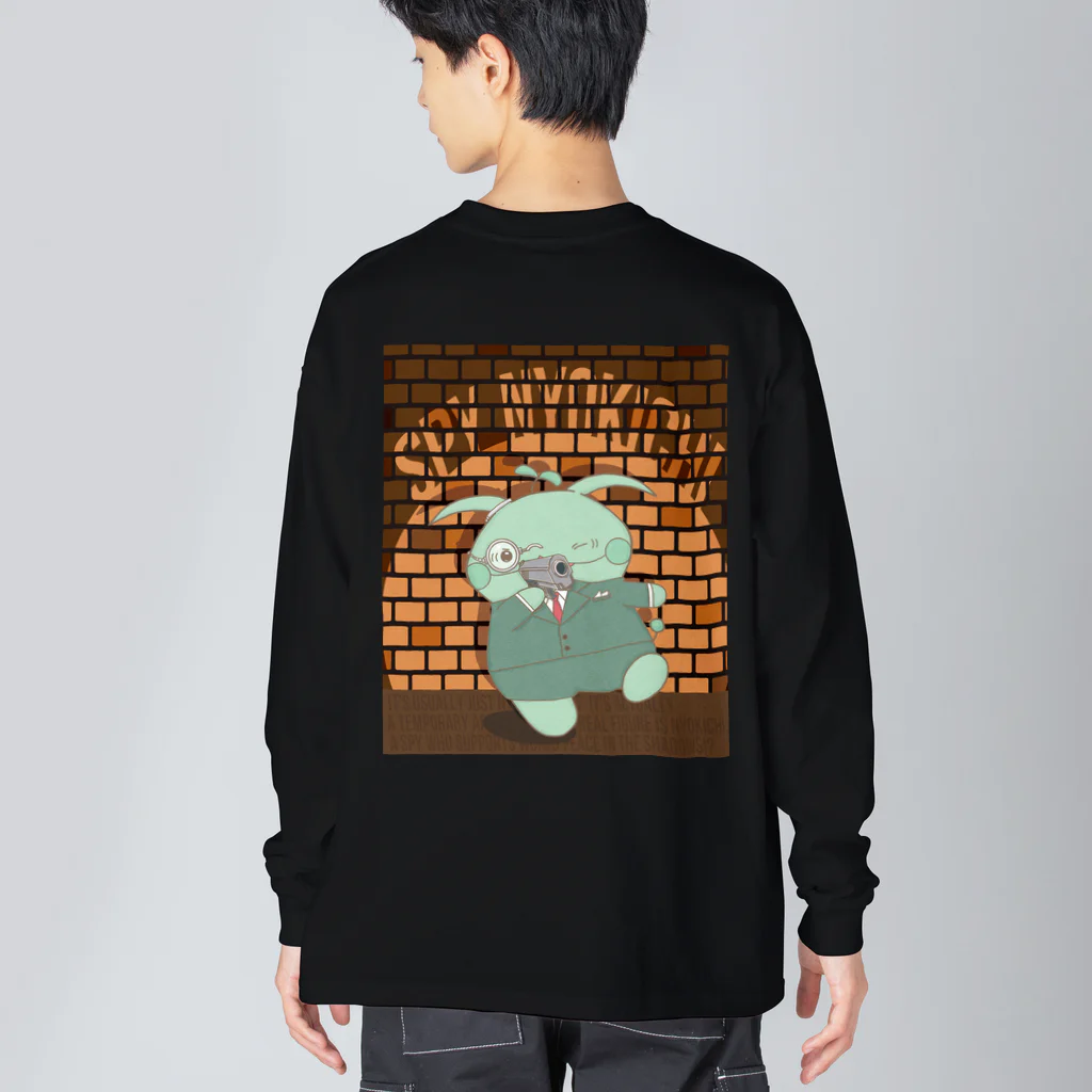 Nyokichi/にょきち@NFTcreatorのスパイにょきち Big Long Sleeve T-Shirt