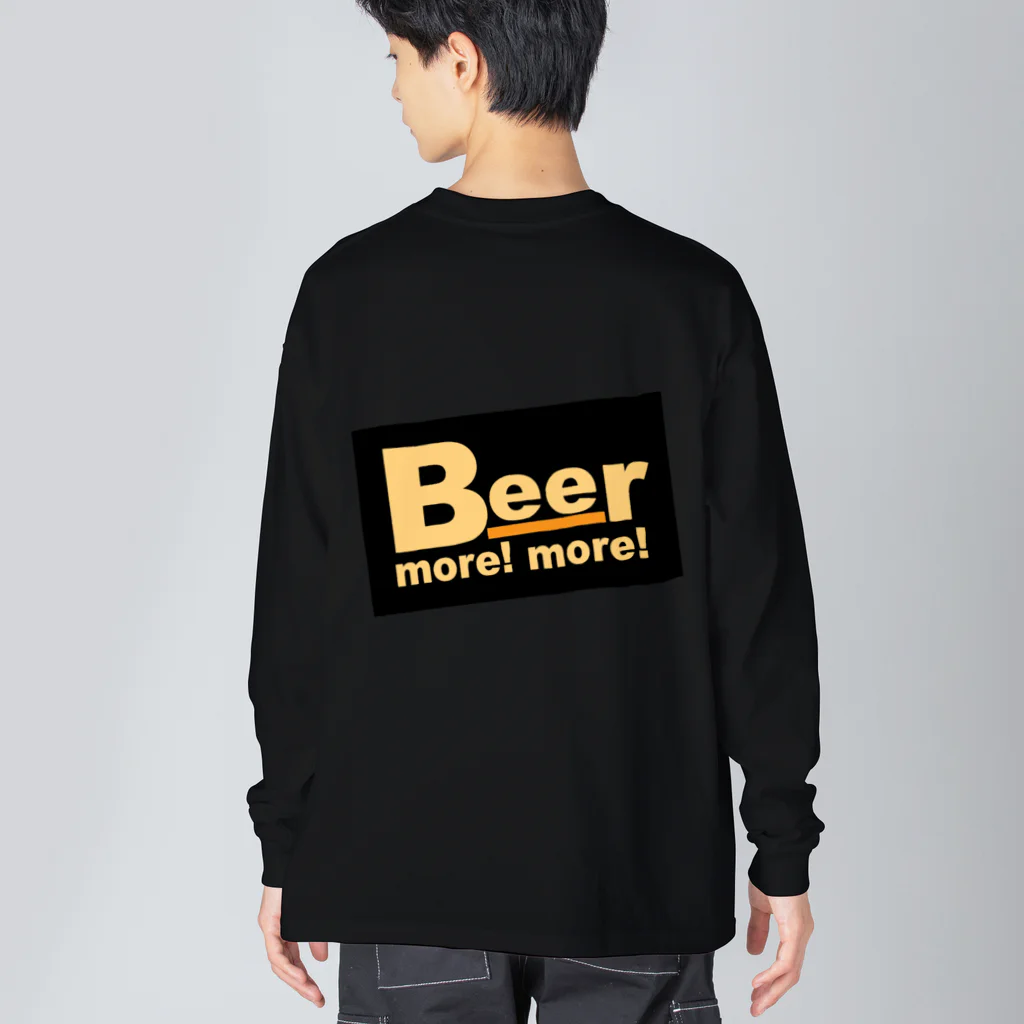 キリン二番搾りのビールモアモアバックプリント ビッグシルエットロングスリーブTシャツ