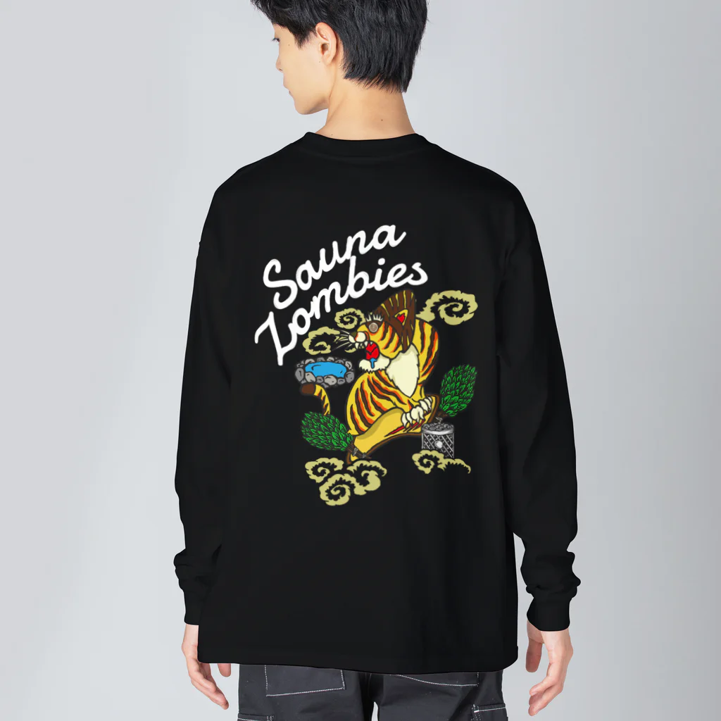 SAUNA ZOMBIESのSAUNA ZOMBIES-Giddy Tiger LONG SLEEVE T- Big Long Sleeve T-Shirt