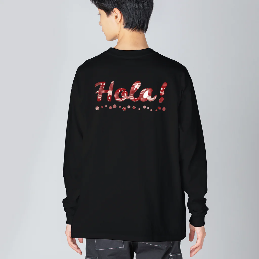 estudio-miccのHola!　オラ！ ビッグシルエットロングスリーブTシャツ