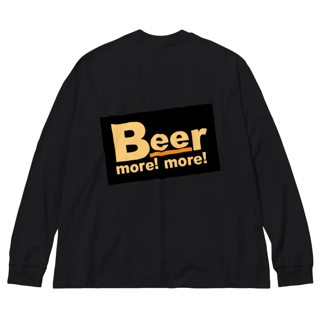 キリン二番搾りのビールモアモアバックプリント ビッグシルエットロングスリーブTシャツ