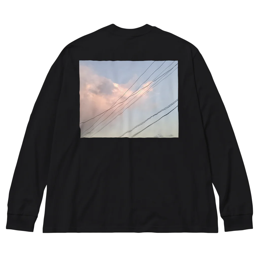 粉末の秋空 Big Long Sleeve T-Shirt