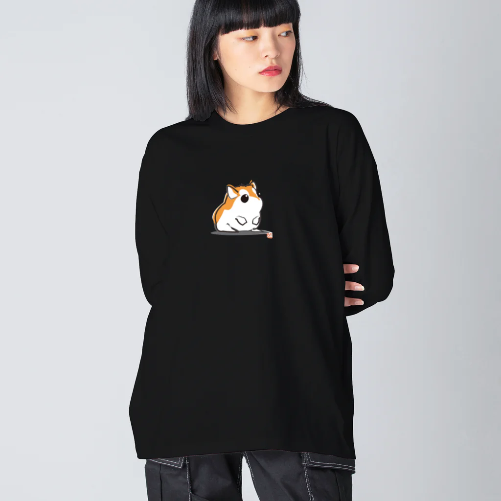 Mika ＠hammytouchの20_ 《TBig_両面P》前面『おすわりロボ』バージョン Big Long Sleeve T-Shirt