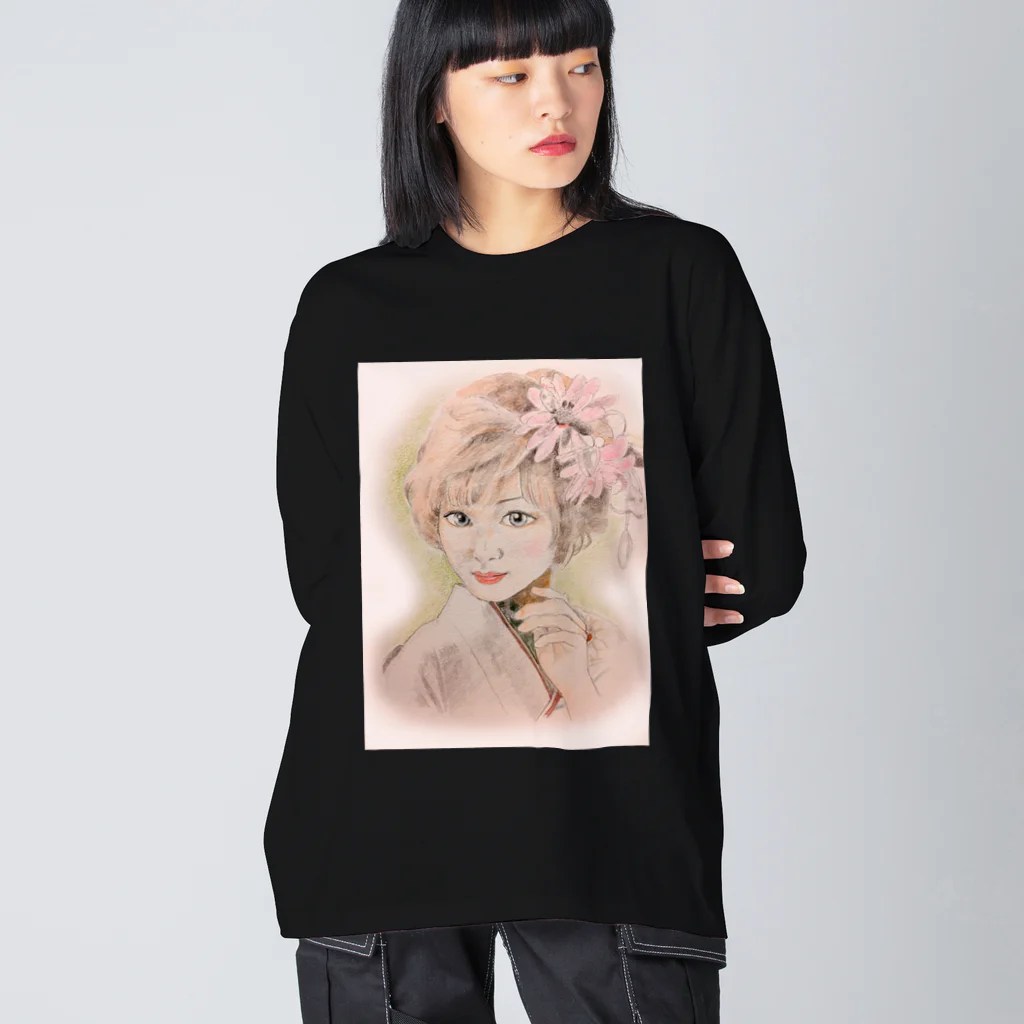 keikororinのKIMONOgirl Big Long Sleeve T-Shirt