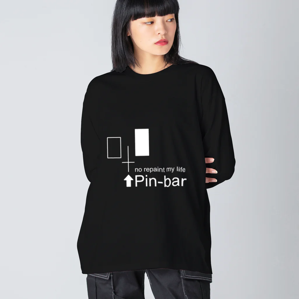 高田万十のno repaint Pin-bar Big Long Sleeve T-Shirt