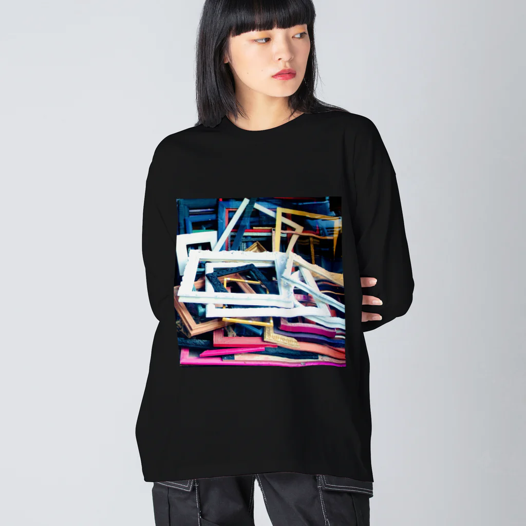 comme des léspaceのベネチアの額縁屋 Big Long Sleeve T-Shirt