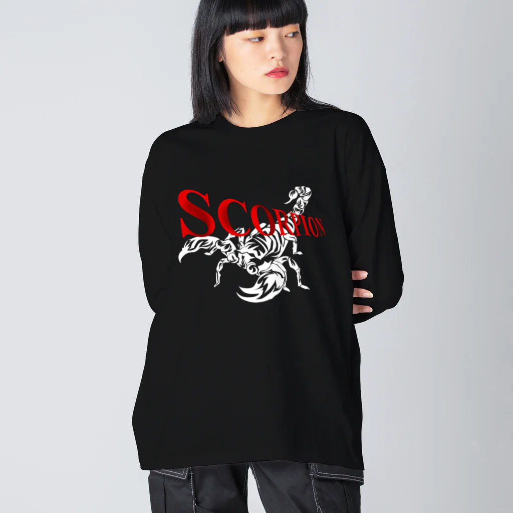 ラルゴのSCORPION(白) ビッグシルエットロングスリーブTシャツ