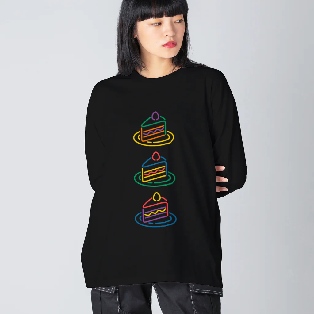 いちごちゃんのPiece of Cake ビッグシルエットロングスリーブTシャツ