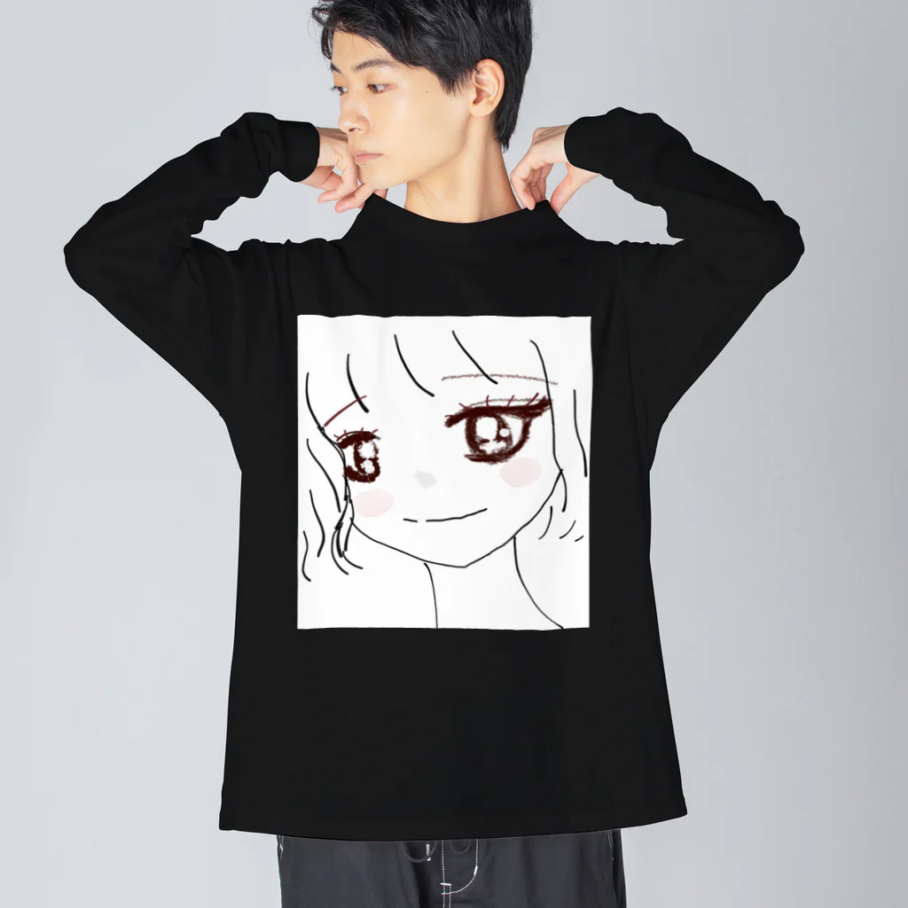 inko andのずっと君が好きだった ビッグシルエットロングスリーブTシャツ