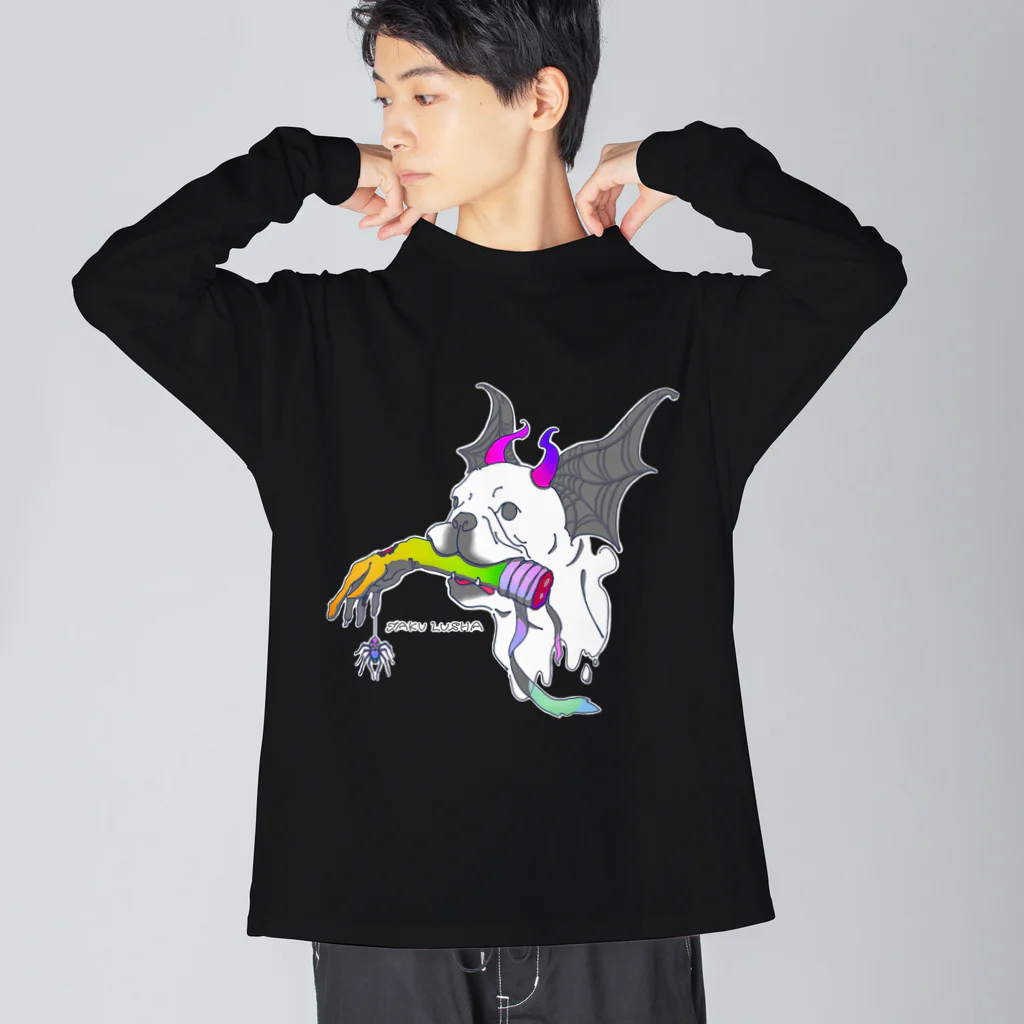 JAKU_LUSHAの偏食ヴァンパイアブル Big Long Sleeve T-Shirt