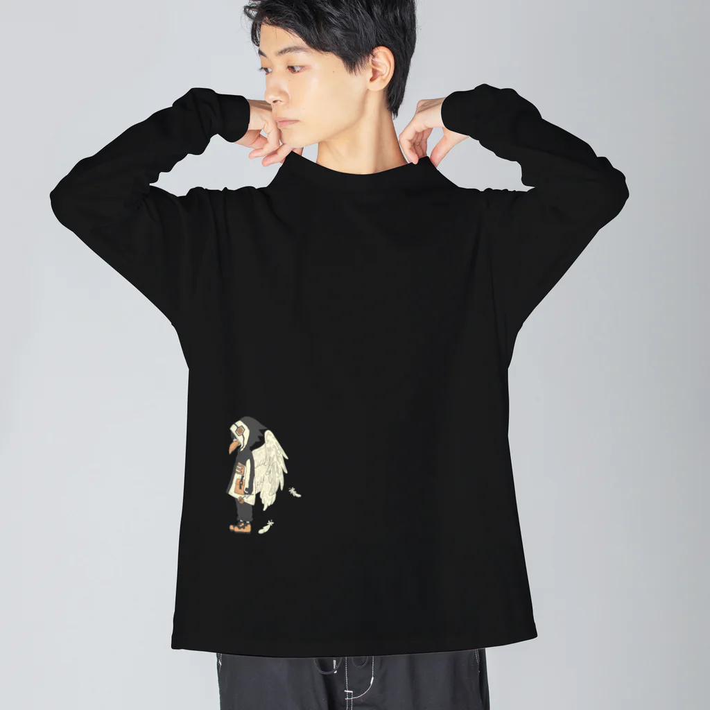 nenikireのトリくん ビッグシルエットロングスリーブTシャツ